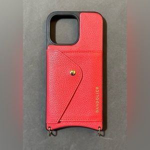 Bandolier Hailey Crossbody iPhone 14 Pro Max in Poppy Red